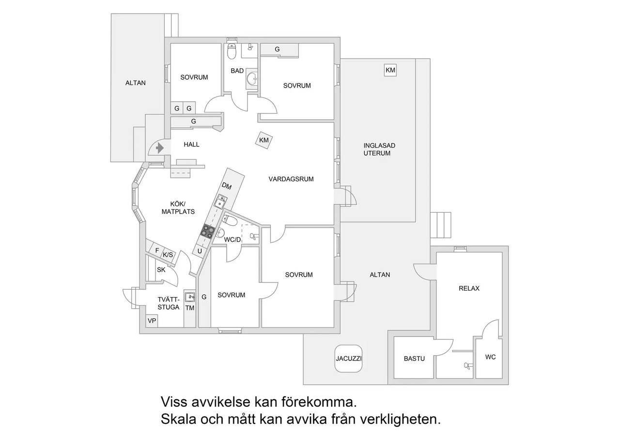 Floor plan for August Erikssons väg 10