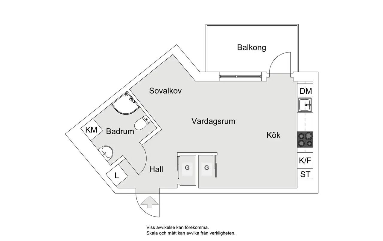 Planritning för Årstavägen 4
