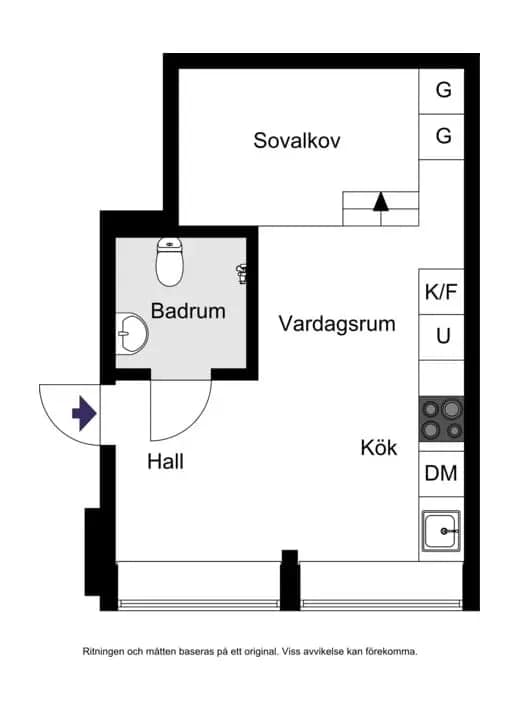 Floor plan for Sparbanksvägen 14