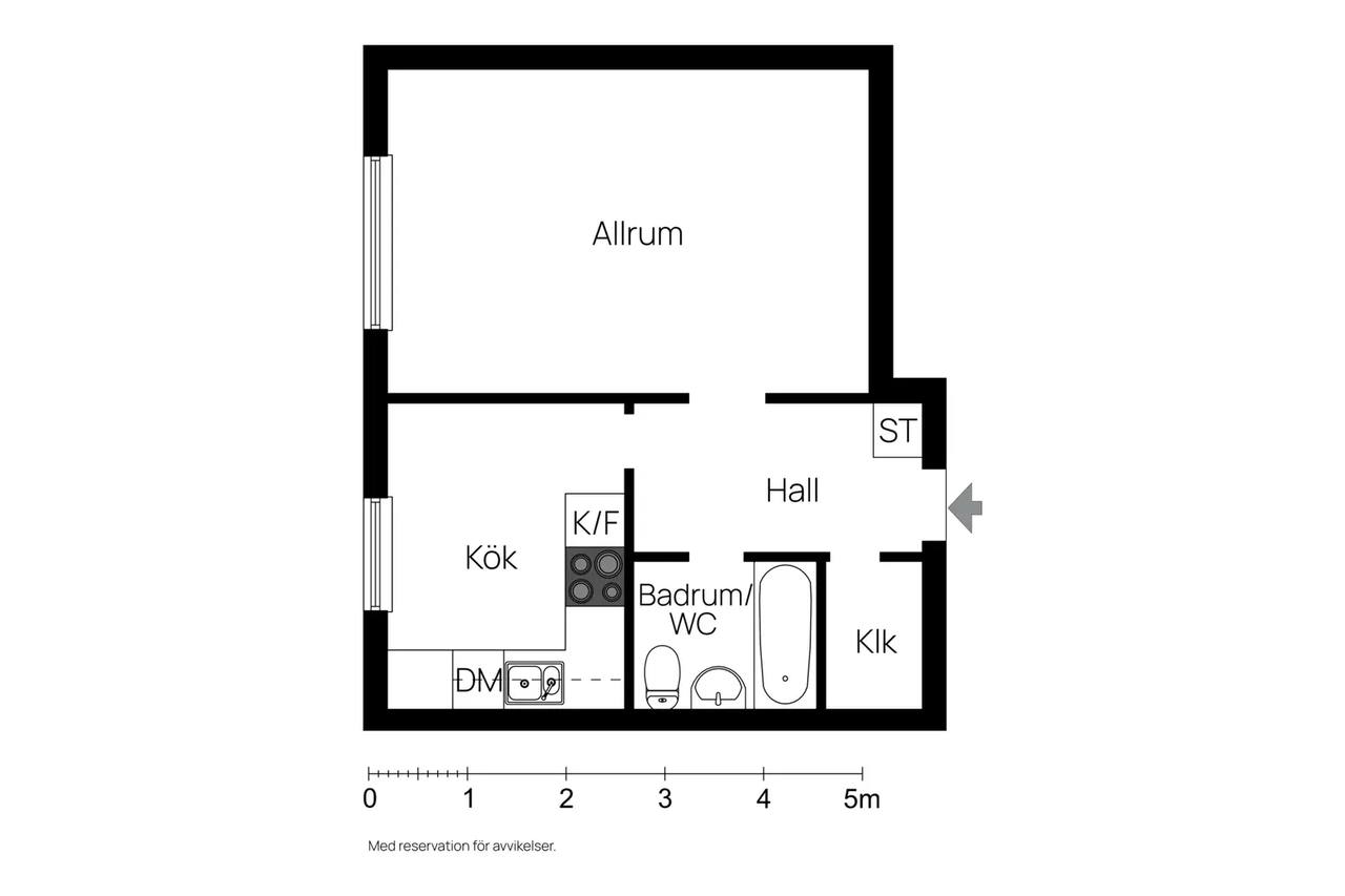 Planritning för Lanhagsgatan 11