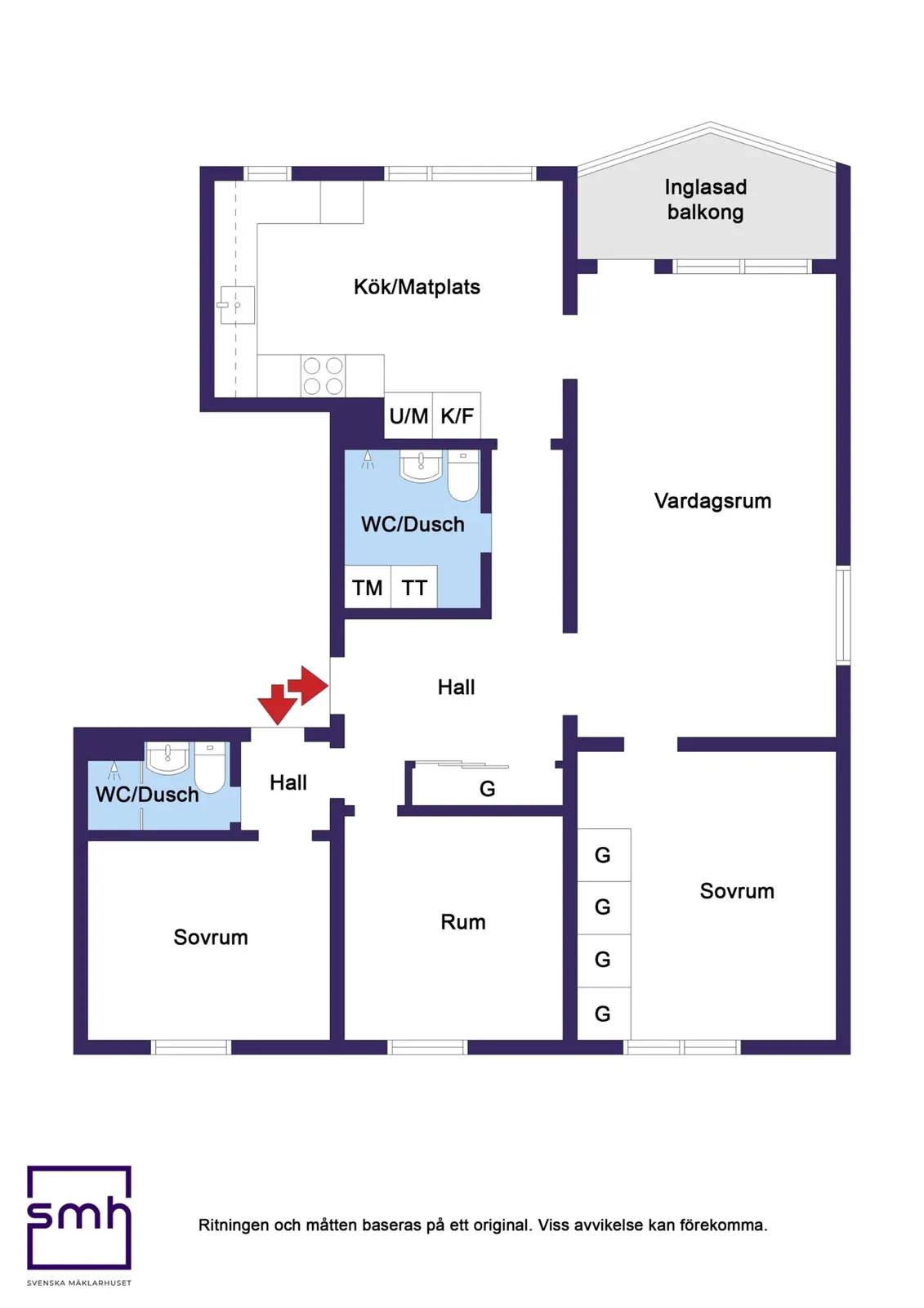 Floor plan for Vädurens Gata 223