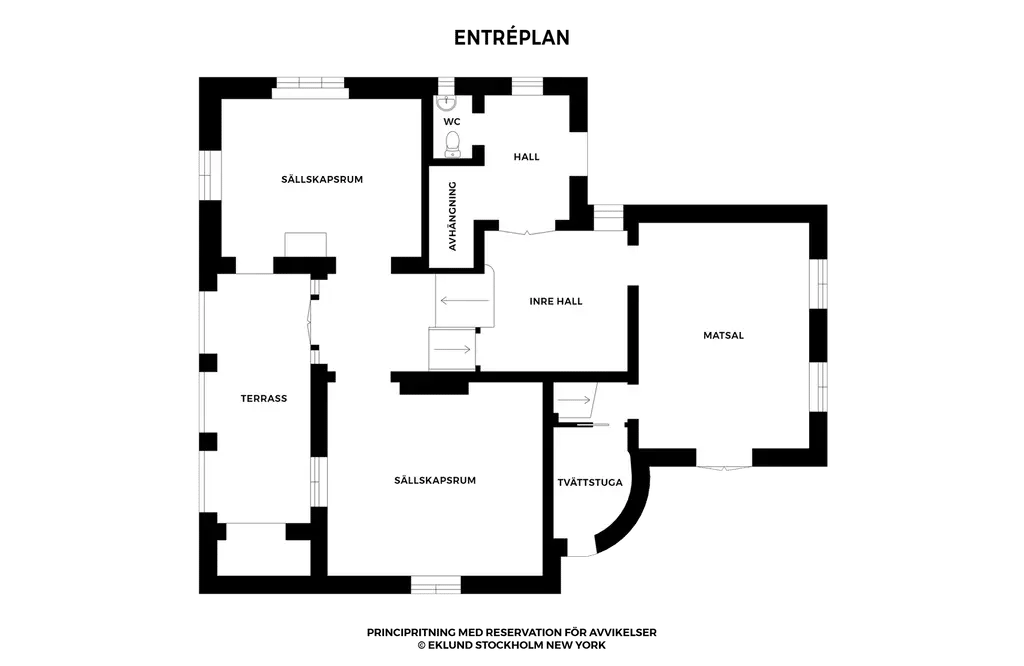 Floor plan for Corfitz väg 21