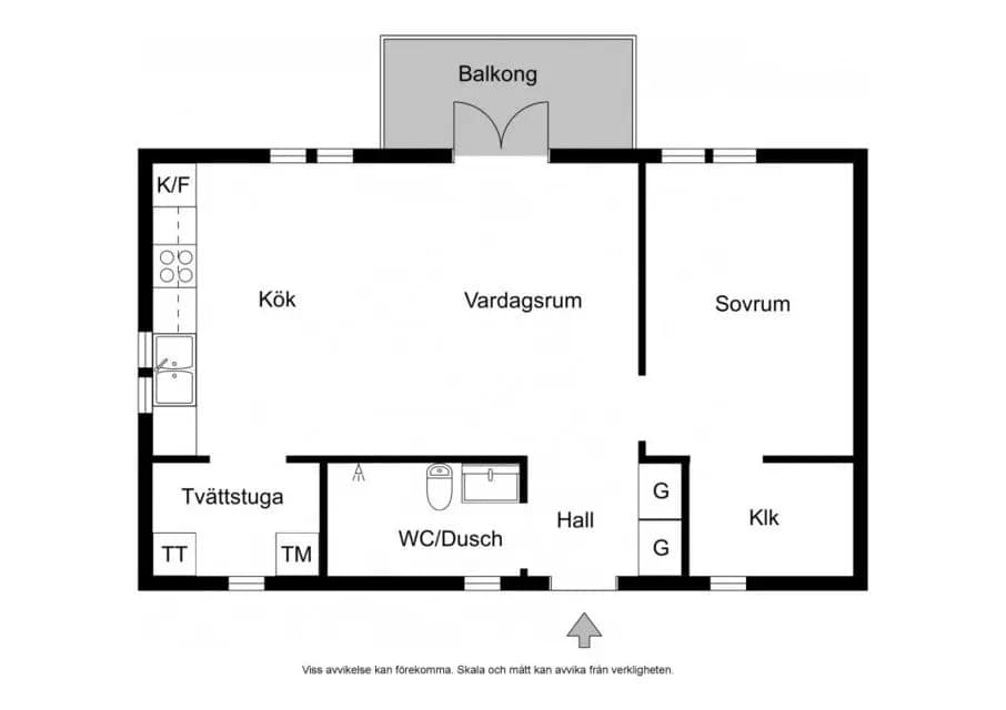 Floor plan for Alfabetsvägen 39