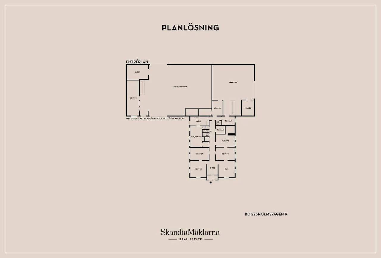 Planritning för Bogesholmsvägen 9
