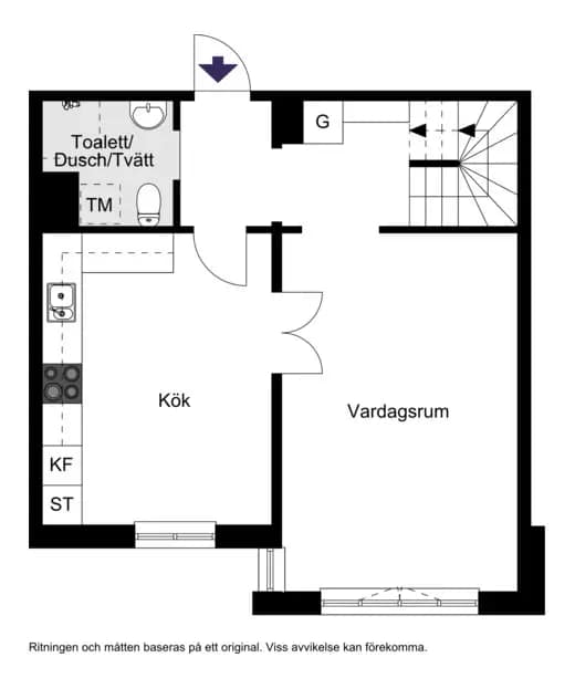 Planritning för Brommagatan 15