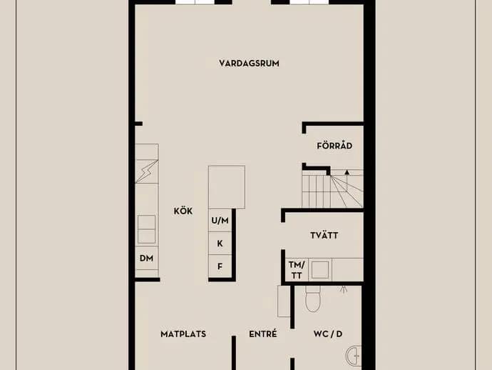 Floor plan for Petrigatan 33