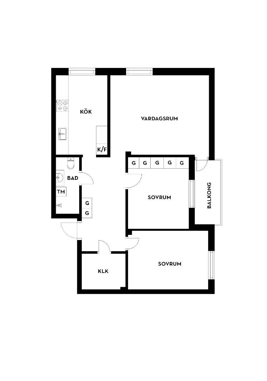 Planritning för Jupitervägen 2