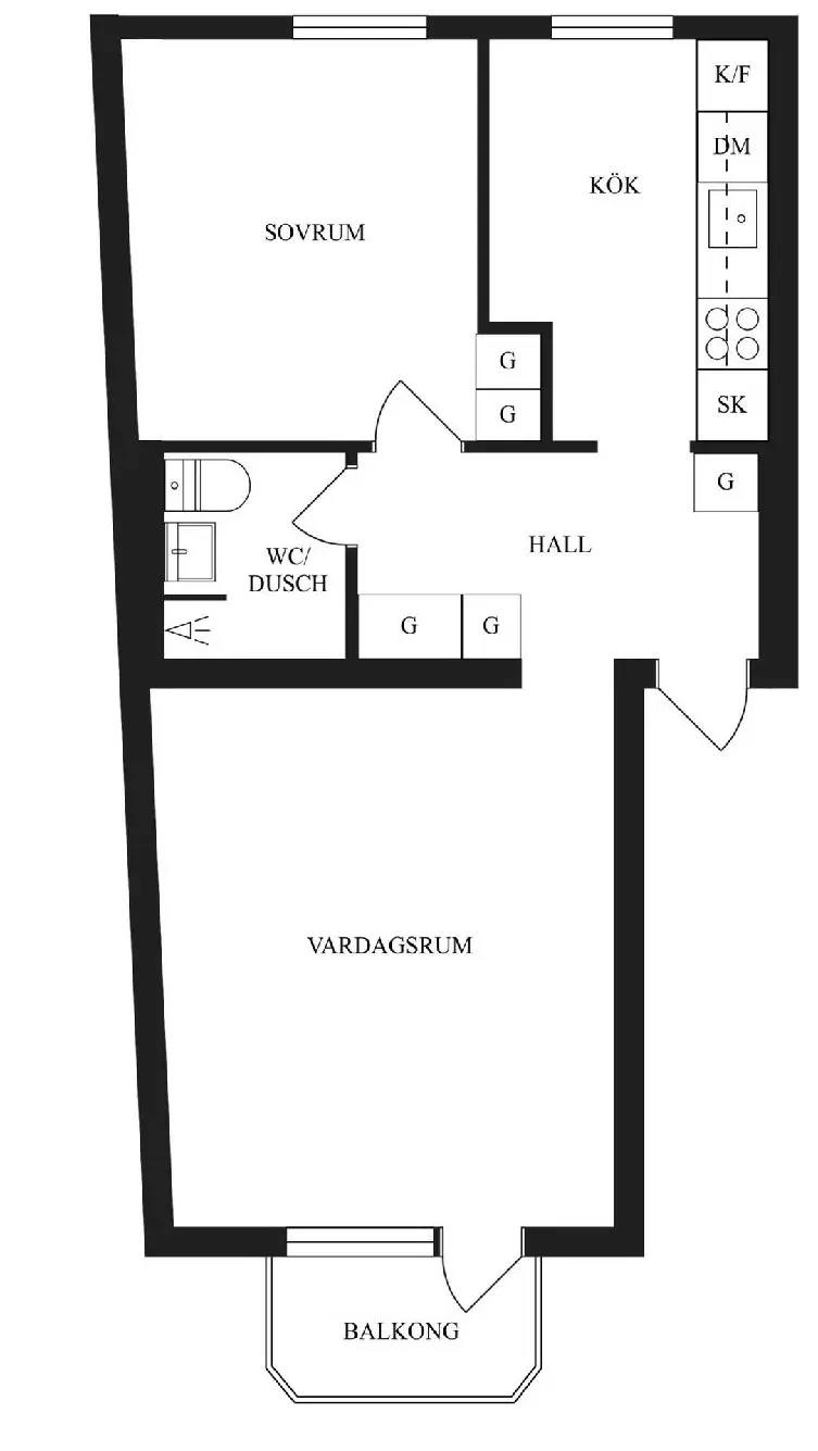 Floor plan for Storsvängen 33