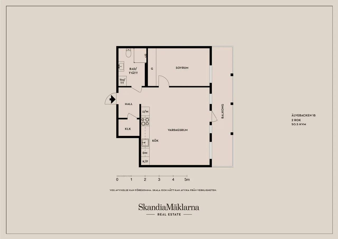 Floor plan for Älvebacken 18