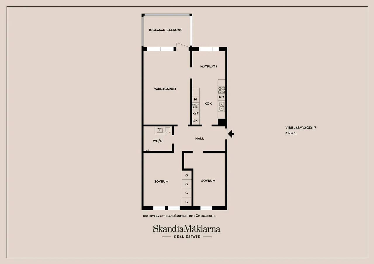 Floor plan for Vibblabyvägen 7