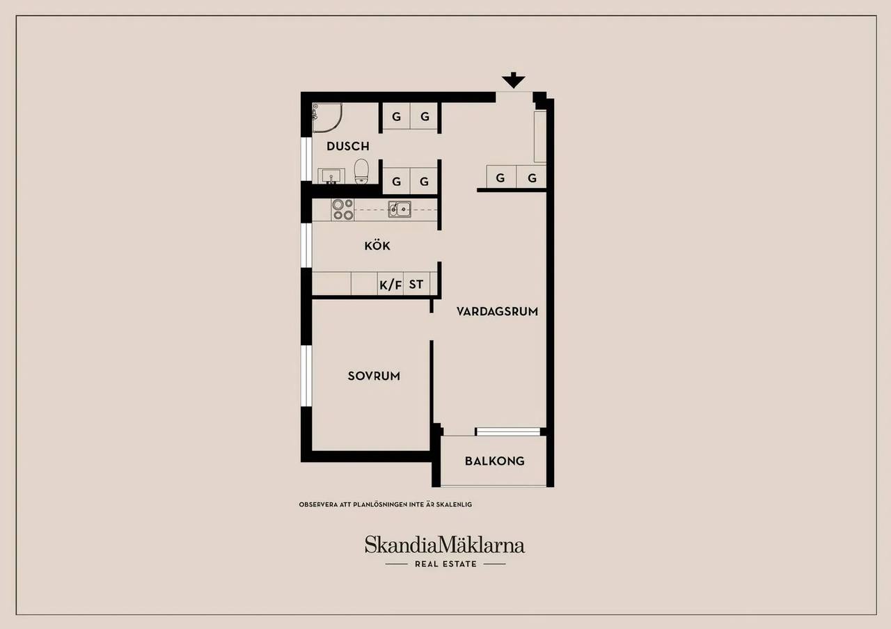 Planritning för Frihetsvägen 35