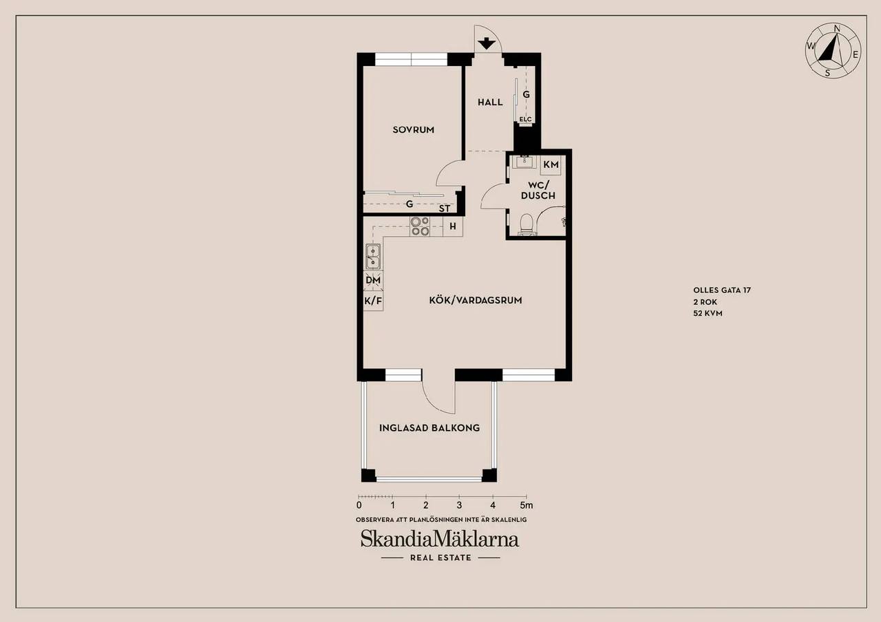 Floor plan for Olles gata 17