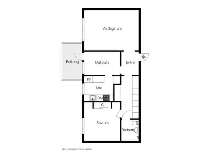 Floor plan for Skiftesgången 2