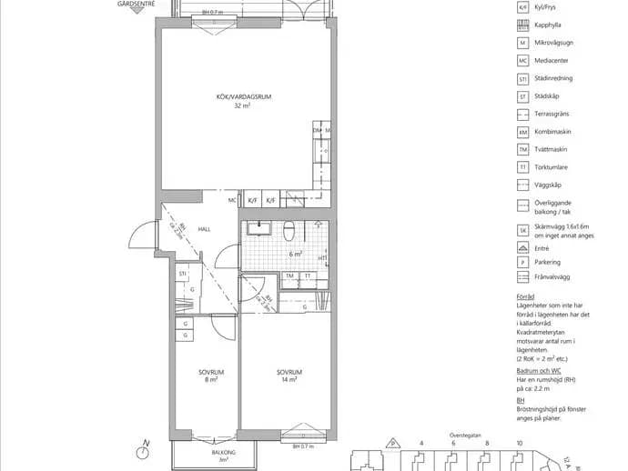Floor plan for Majorsvägen 13