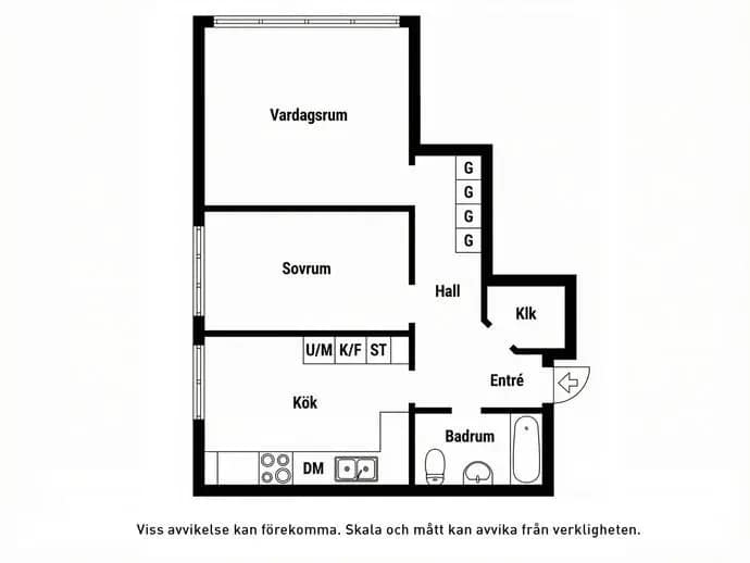 Planritning för Marsvägen 10