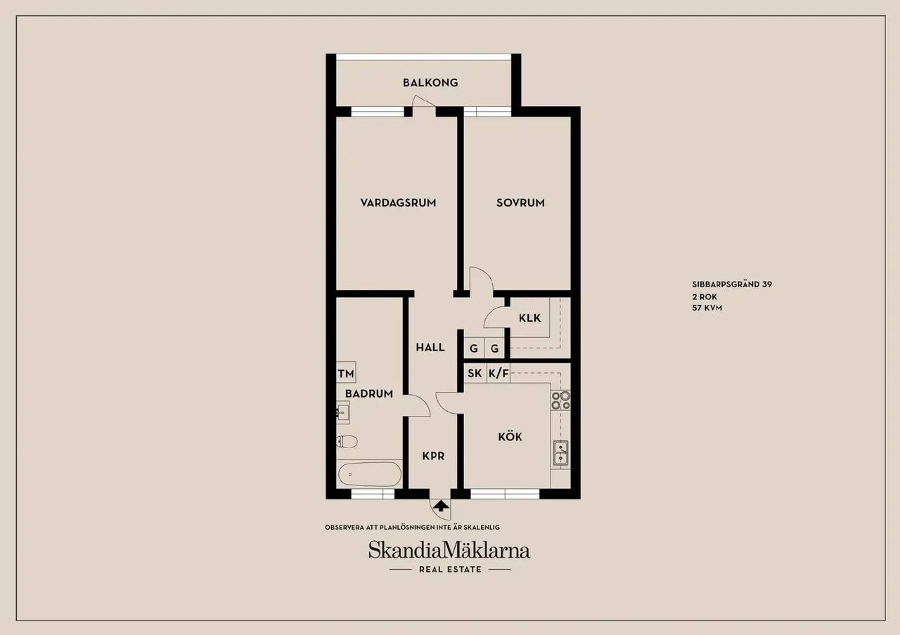 Floor plan for Sibbarpsgränd 39