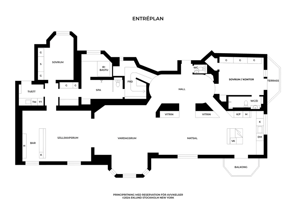 Floor plan for Jarlaplan 4