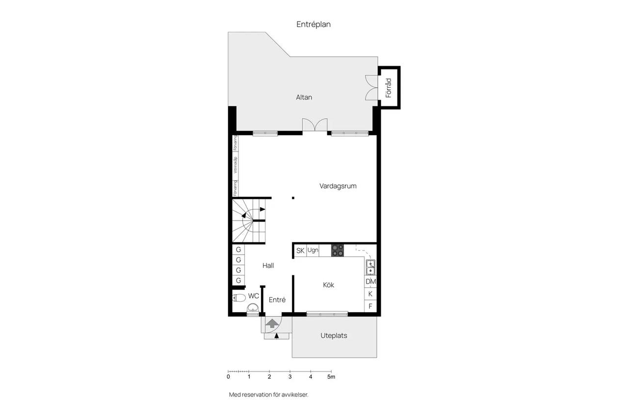 Floor plan for Kvartsvägen 56