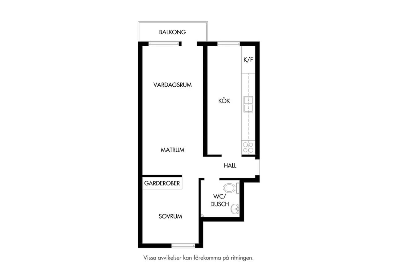 Floor plan for Ellstorpsgatan 1B