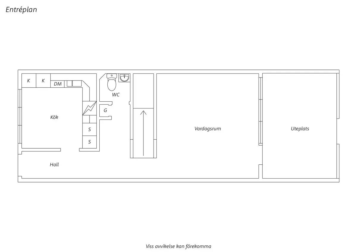 Floor plan for Ängstigen 105