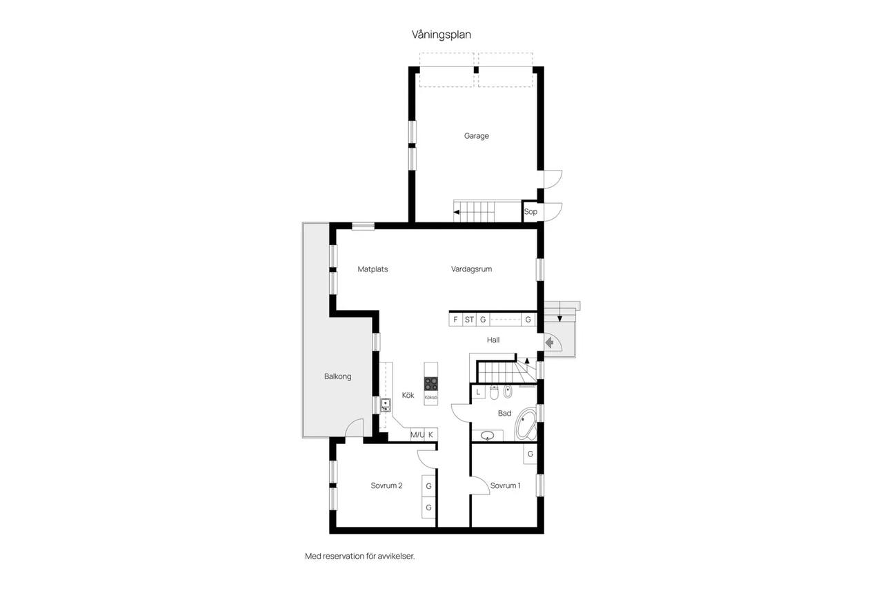 Floor plan for Frimans väg 301