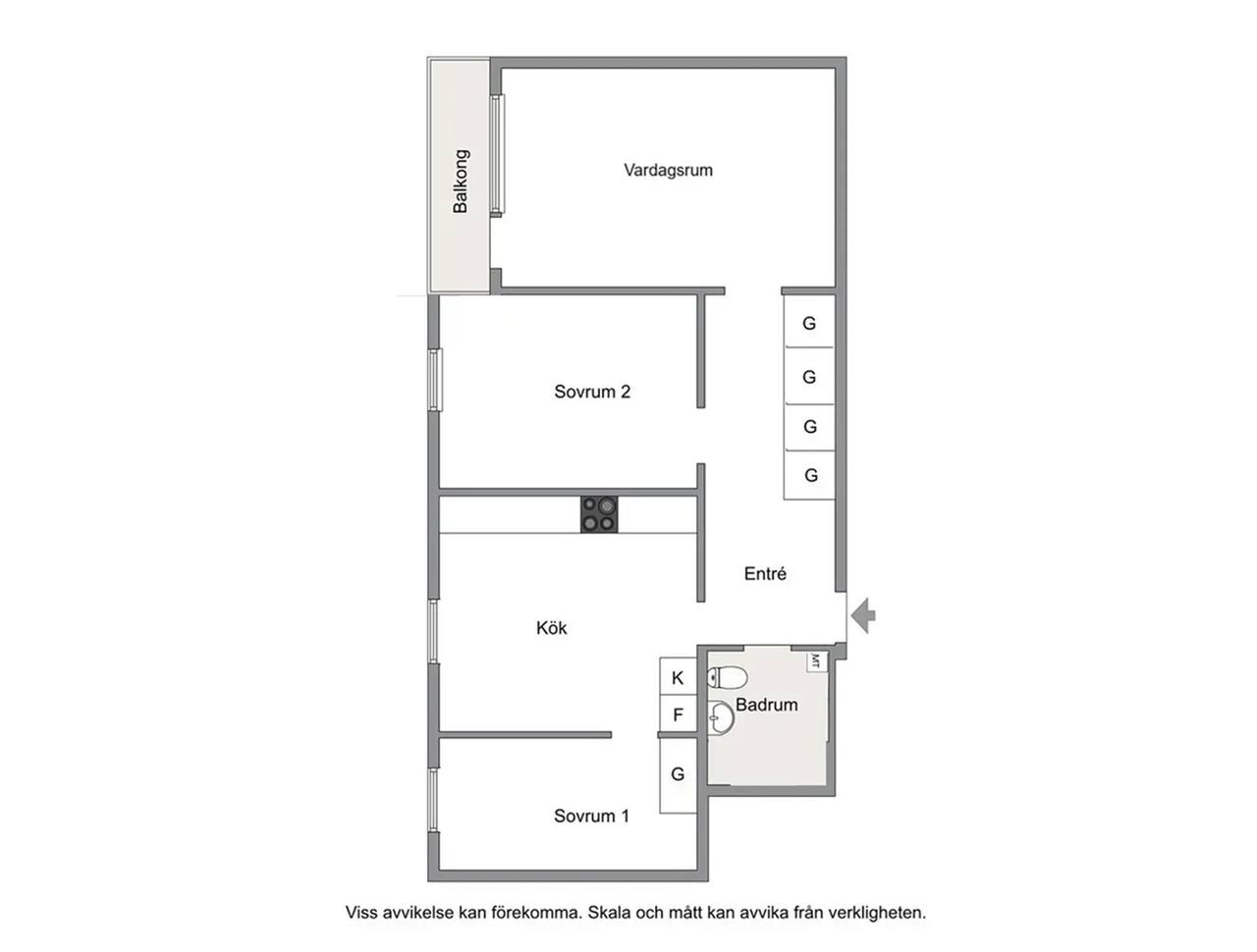 Planritning för Hagalundsgatan 32