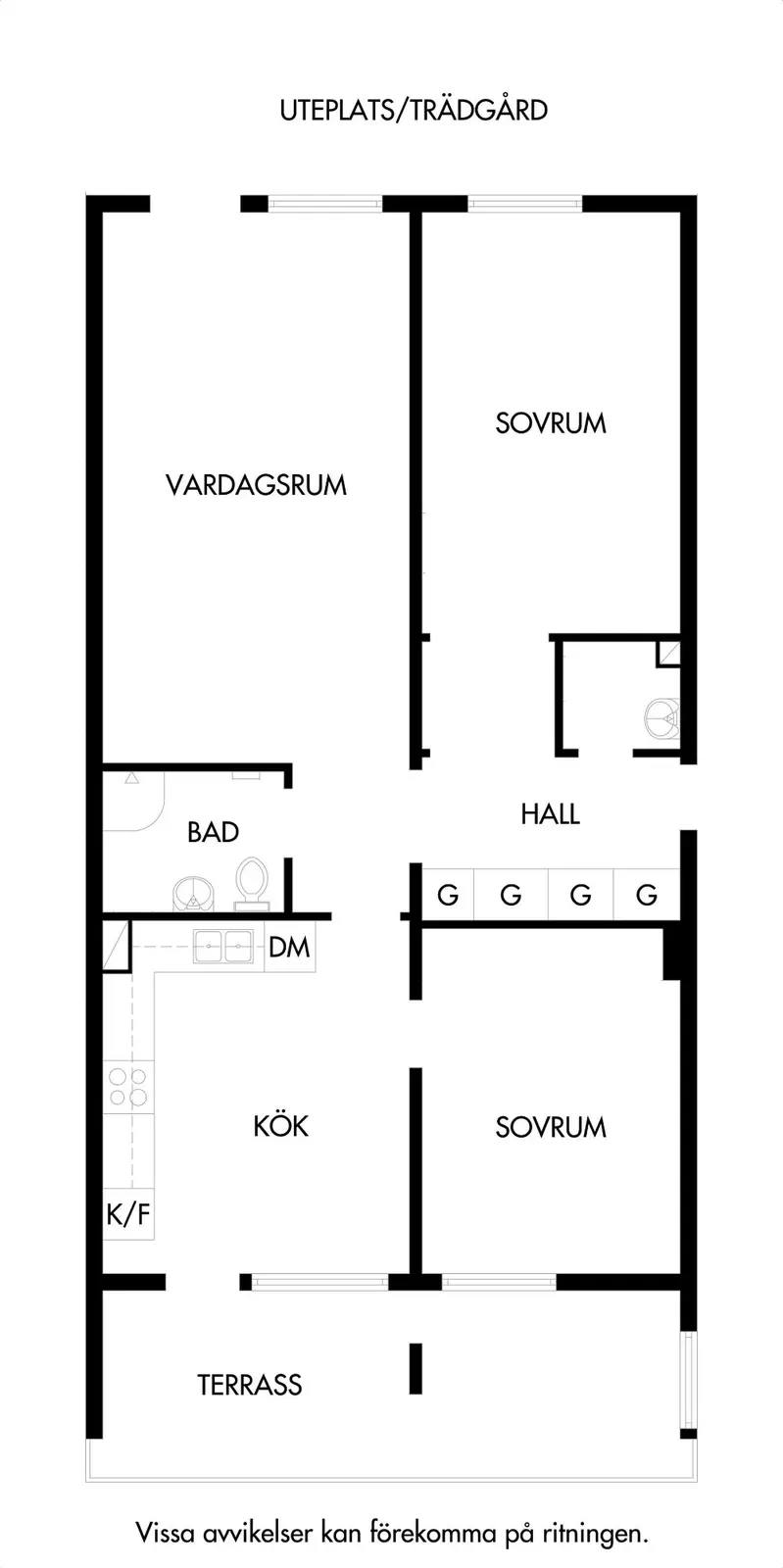 Floor plan for Oshögavägen 164
