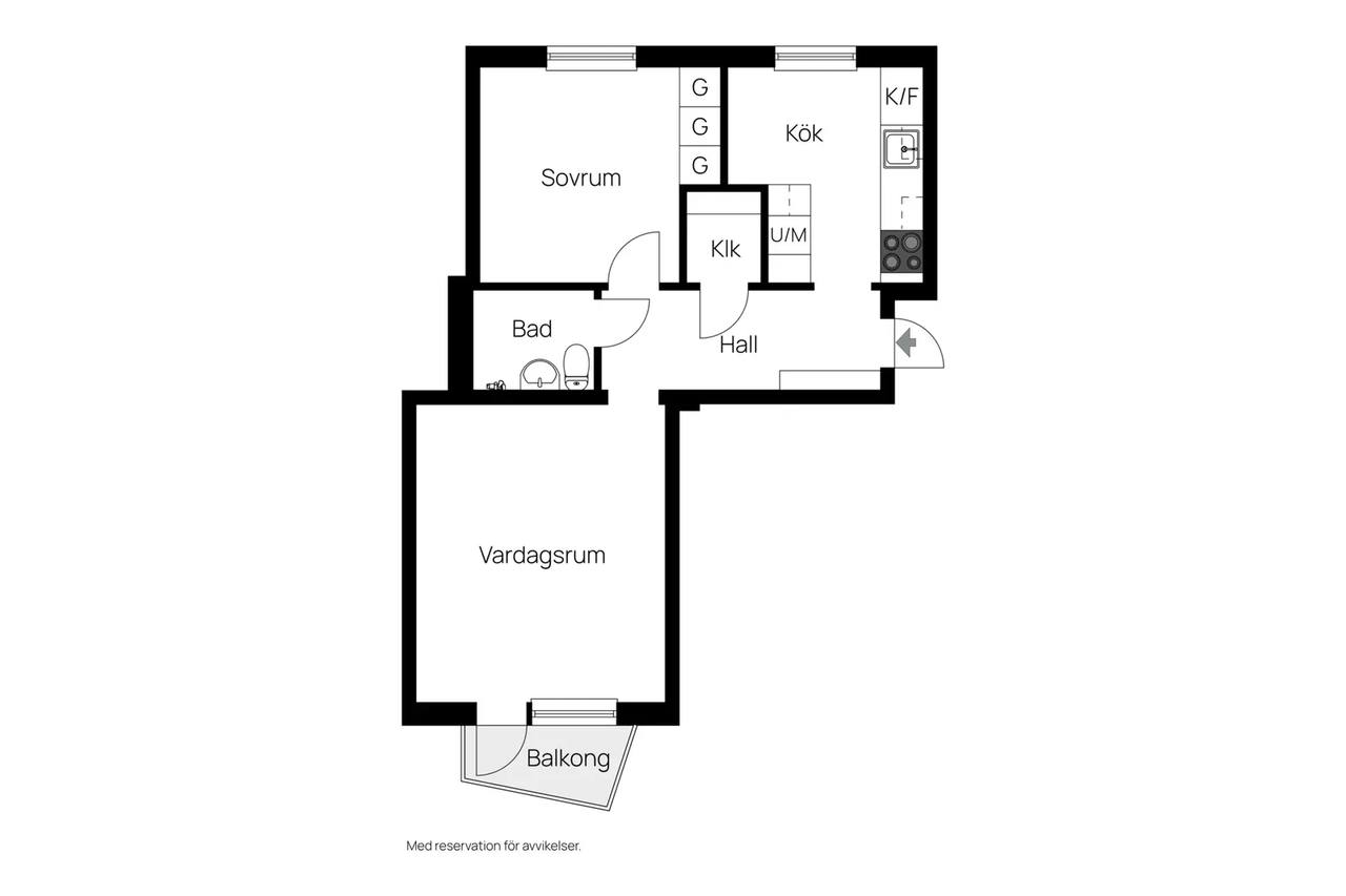 Planritning för Viskgatan 6B