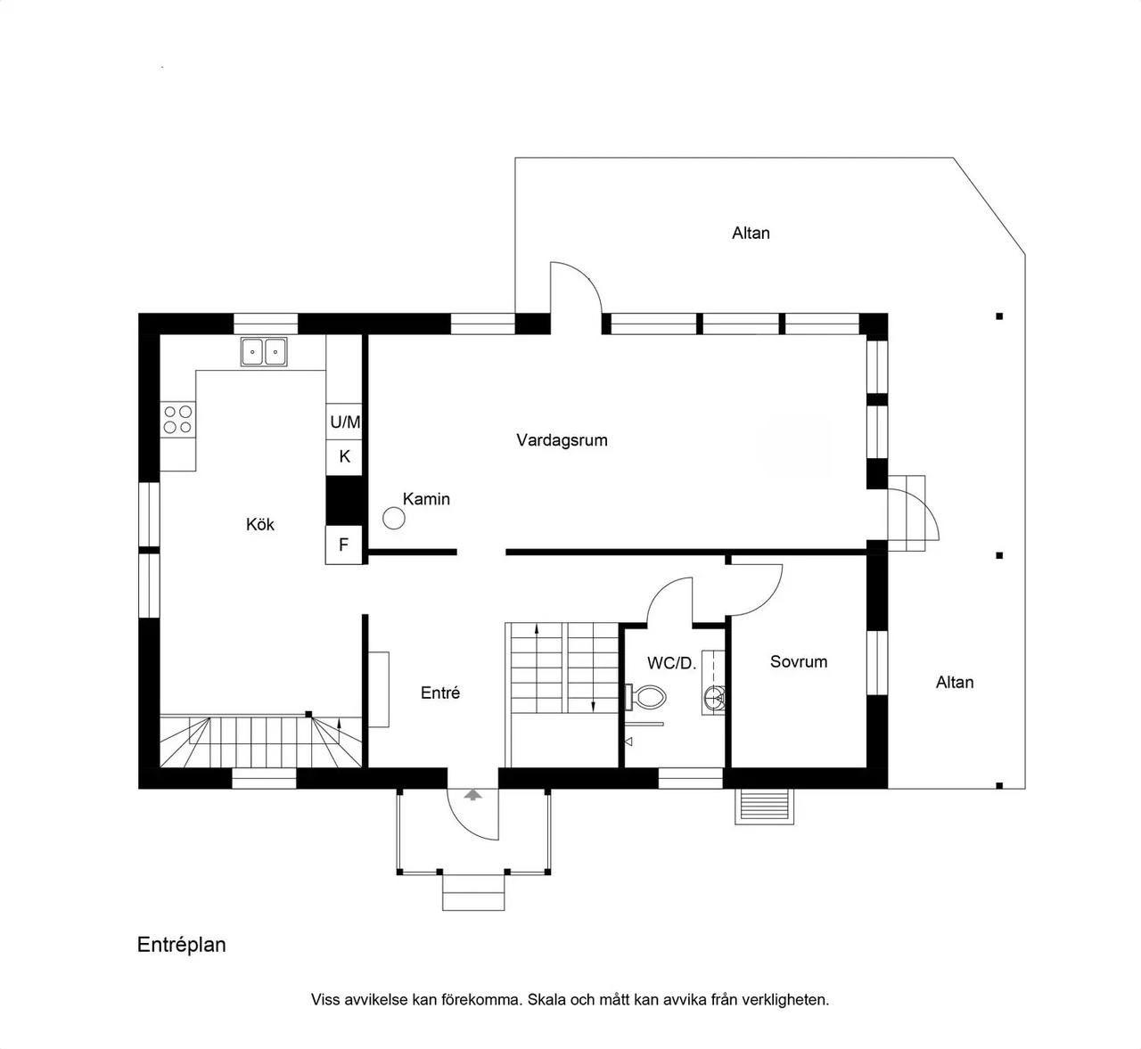Floor plan for Stenvägen 28