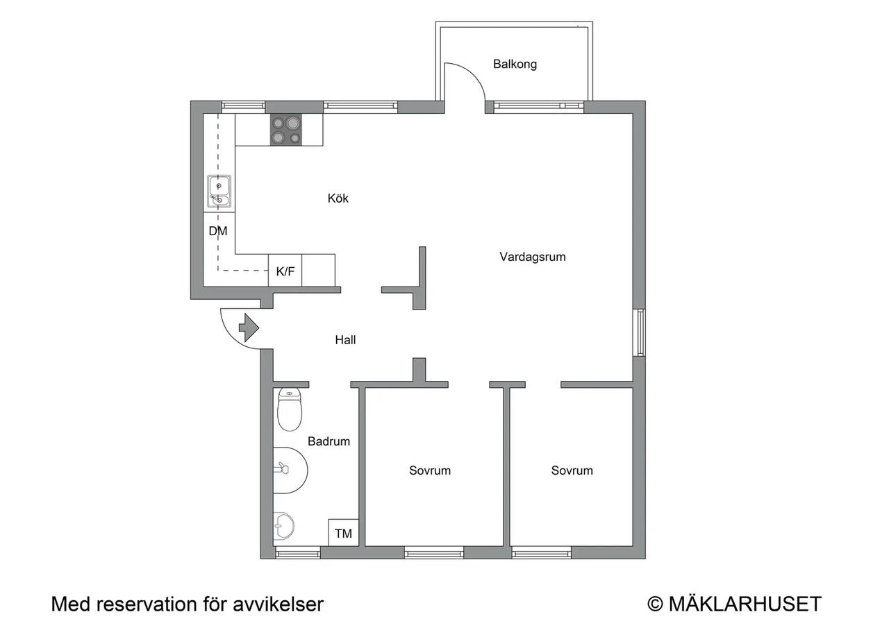 Floor plan for Ankarstocksvägen 11