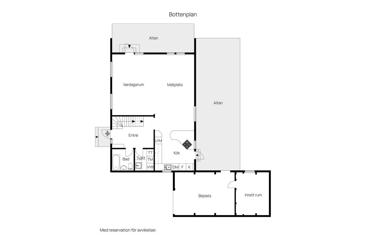Floor plan for Sångarvägen 16