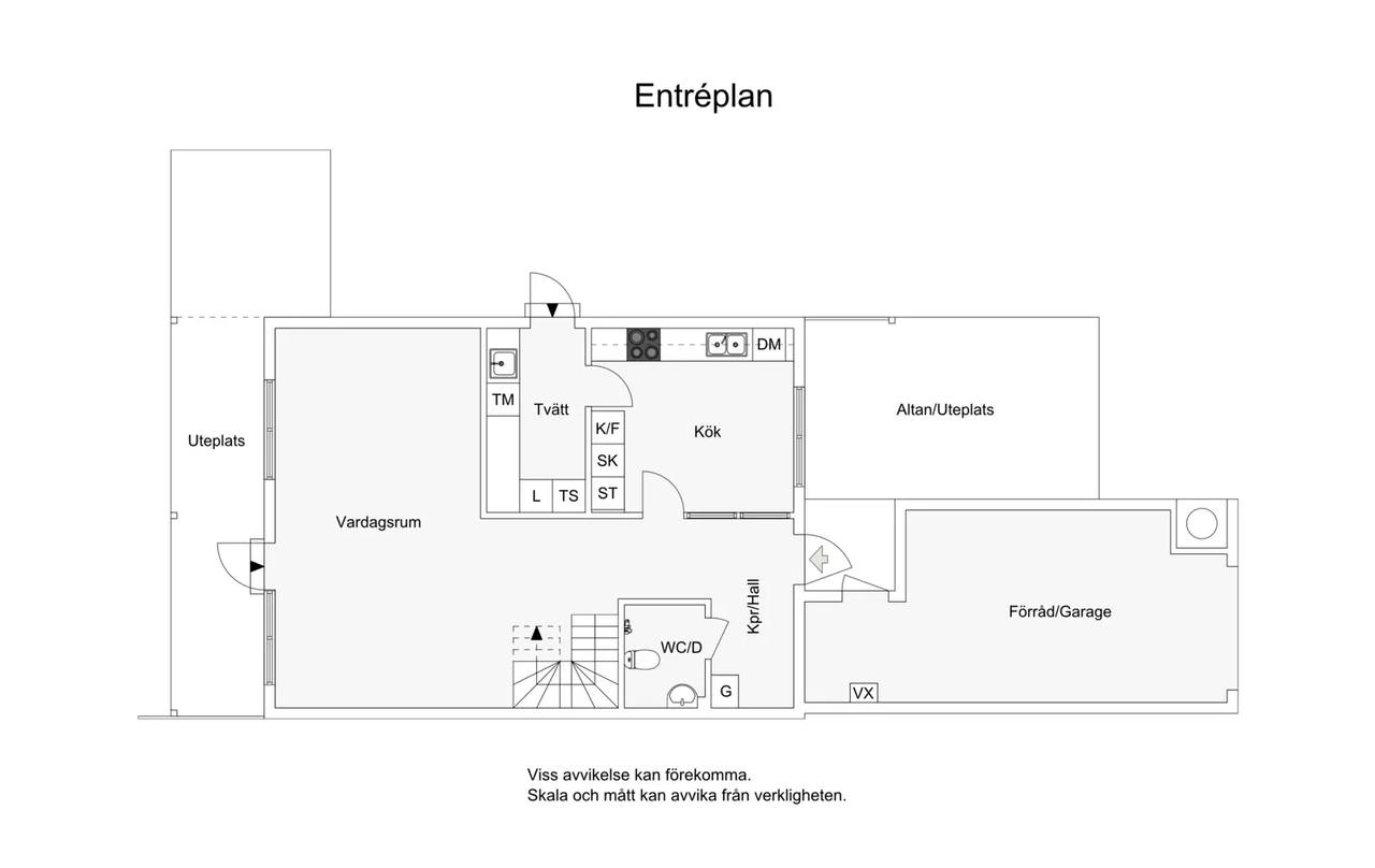 Floor plan for Mjölnartäppan 95