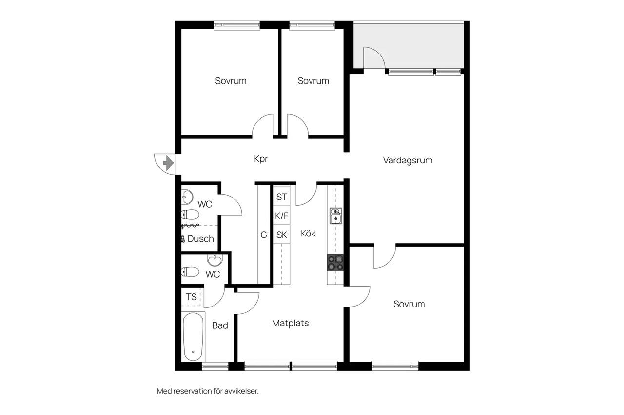 Planritning för Smältverksgatan 78
