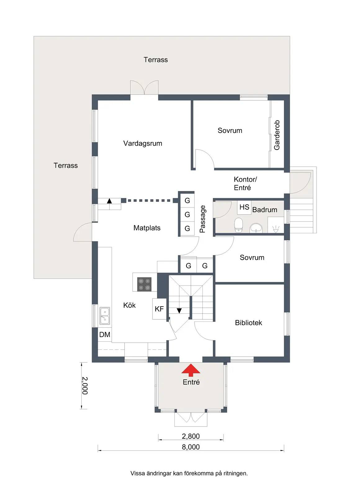 Floor plan for Grytan 350