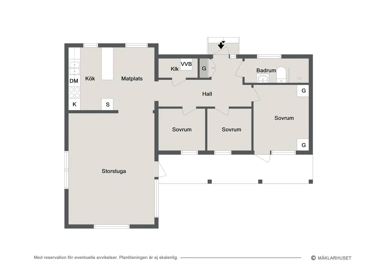 Floor plan for Curt Ols väg 14