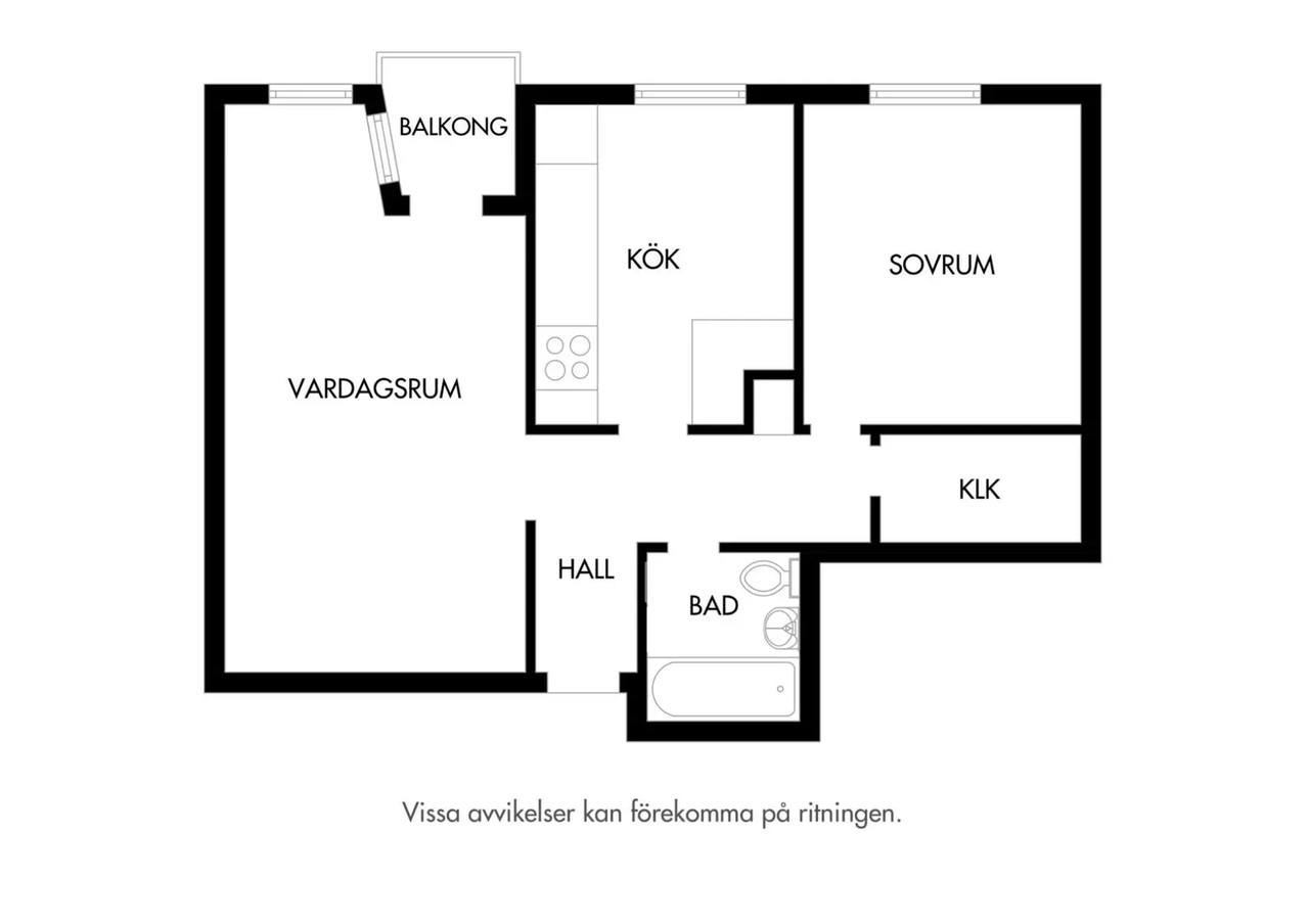 Floor plan for Solvändegatan 1A