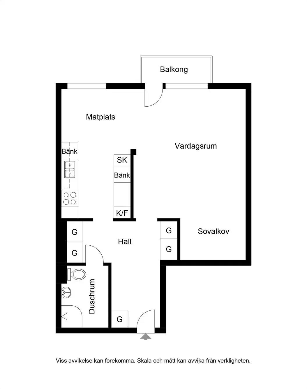 Floor plan for Sturebergsvägen 5