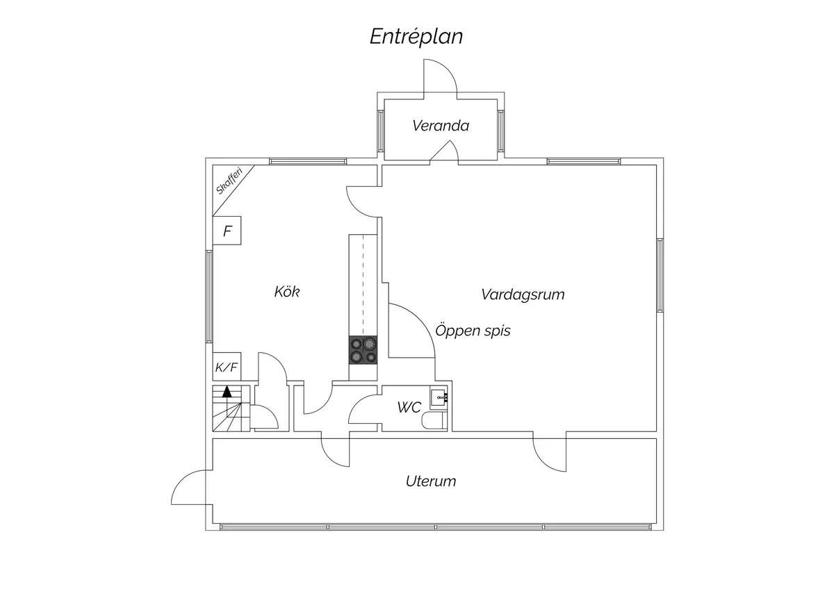 Floor plan for Edsgatevägen 100