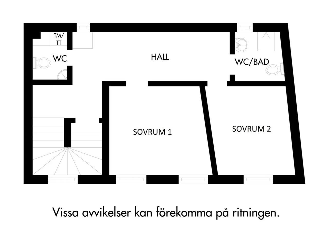 Floor plan for Stora Nygatan 65C