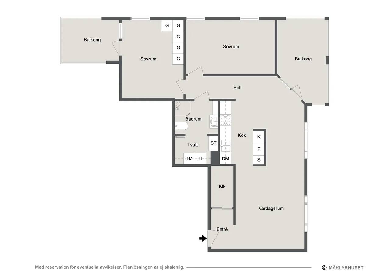 Floor plan for Kurirgatan 37