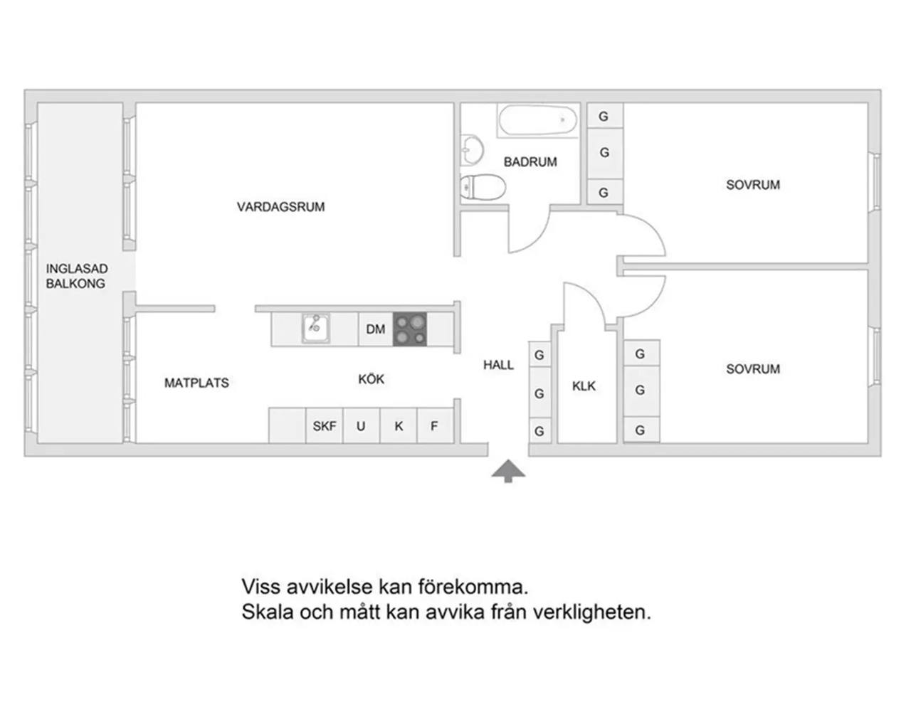 Planritning för Hagalundsgatan 30, Vån 13 Av 13