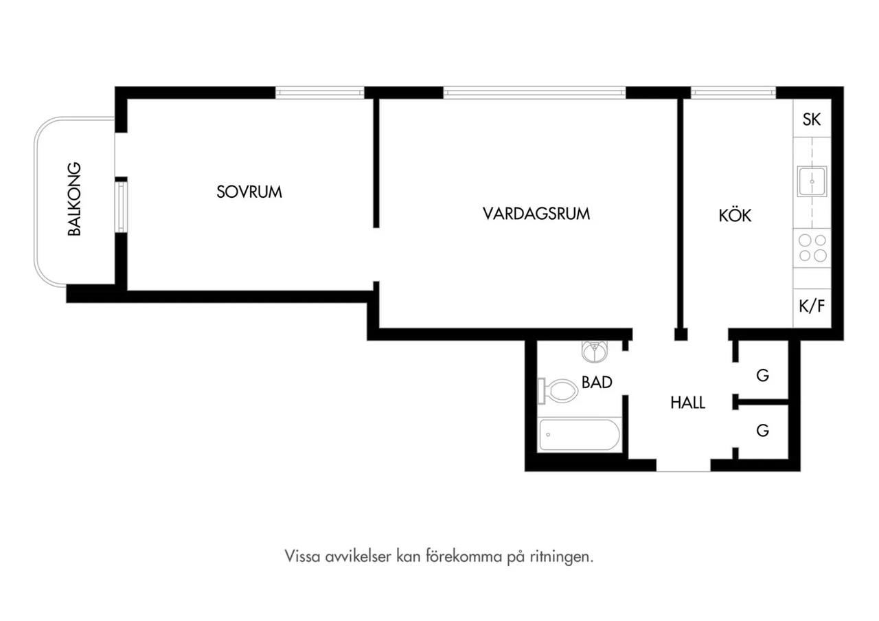 Planritning för Torekovsgatan 22A