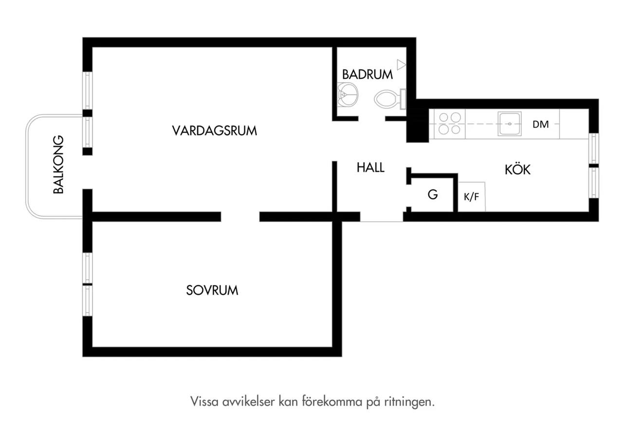 Floor plan for Birger Jarlsgatan 28B