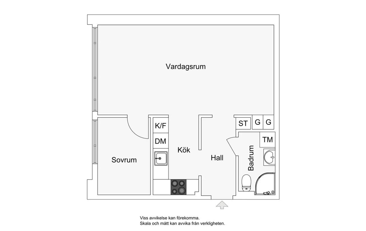 Planritning för Rävsnäsvägen 52