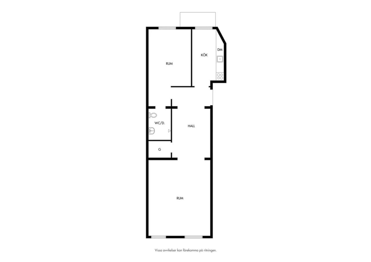 Floor plan for Regementsgatan 13