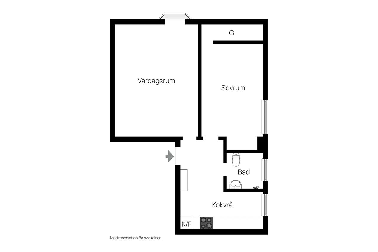 Planritning för Björkhemsgatan 63