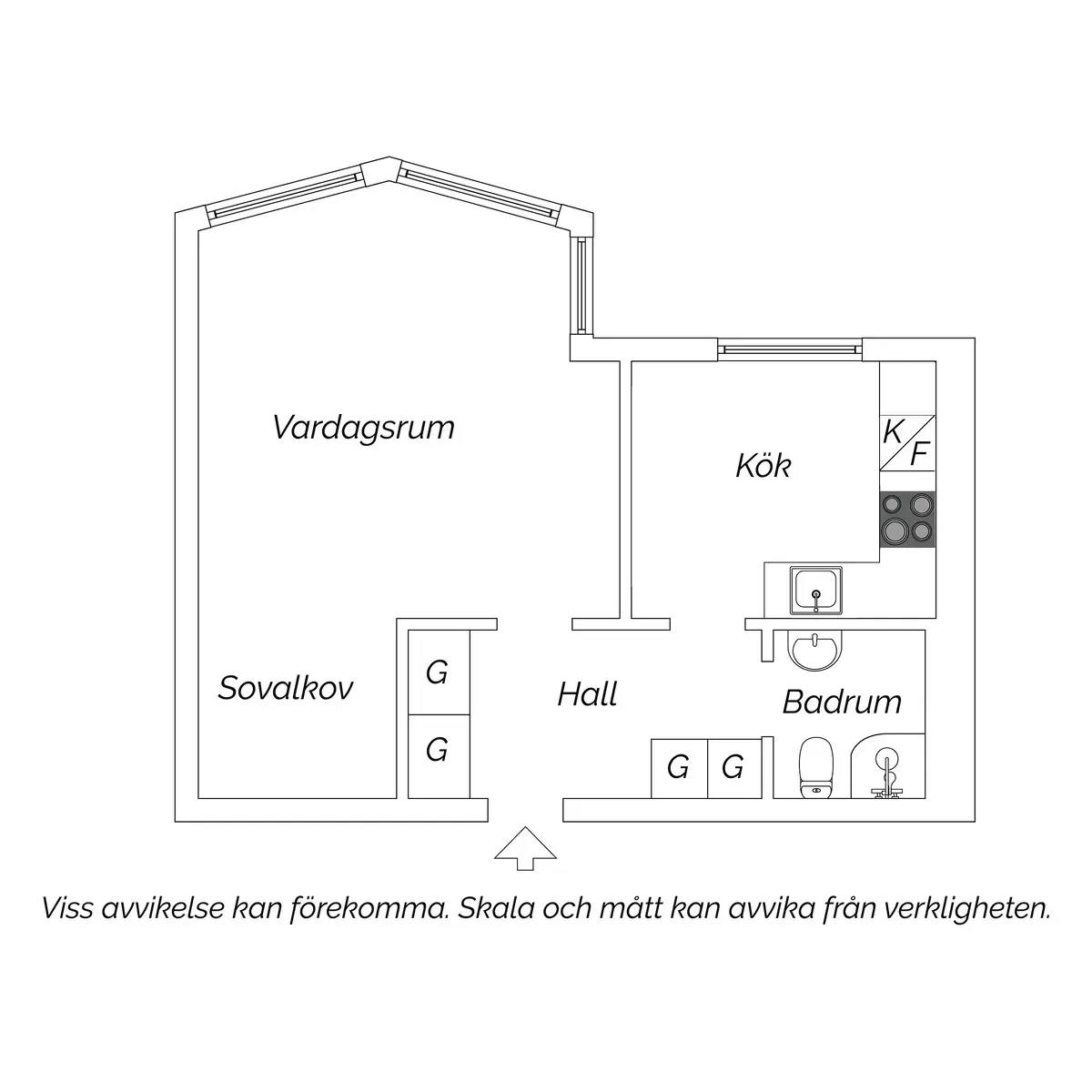 Planritning för Kolonigatan 2