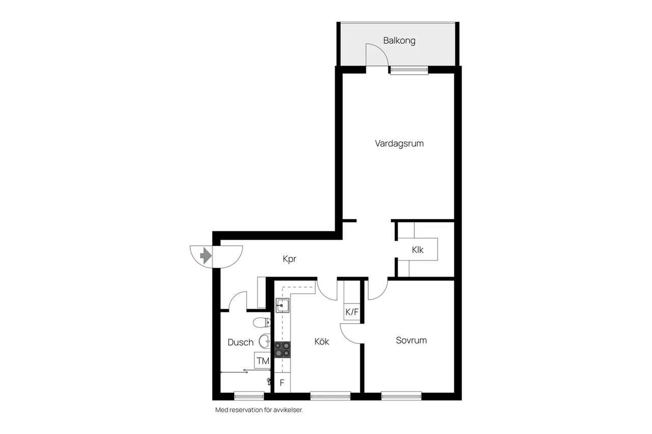 Floor plan for Irisdalsgatan 10