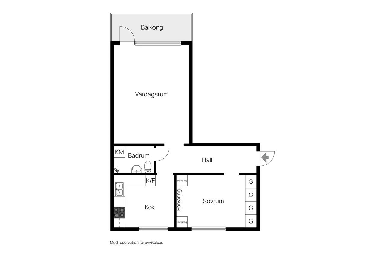Planritning för Tvillinggatan 3 C