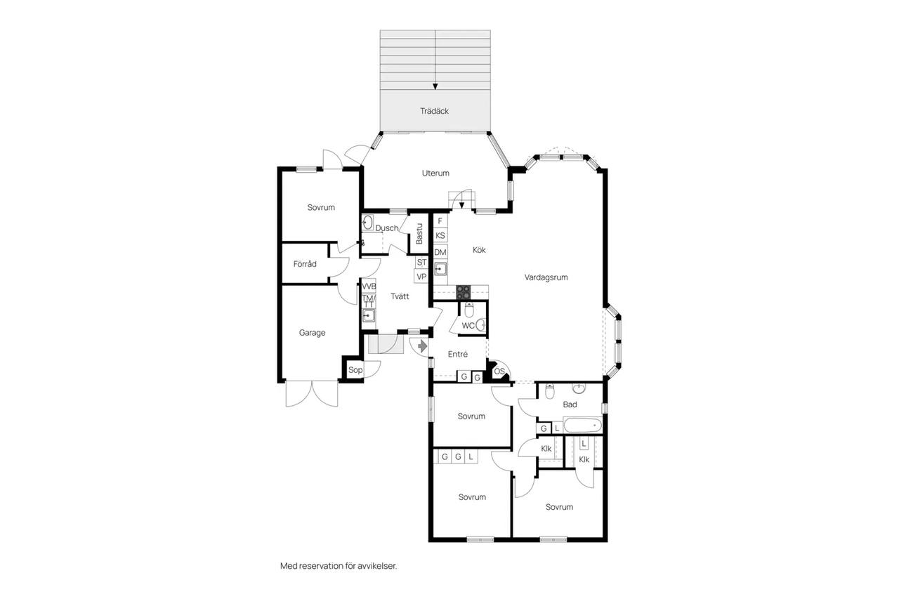 Floor plan for Flodenbergsväg 17